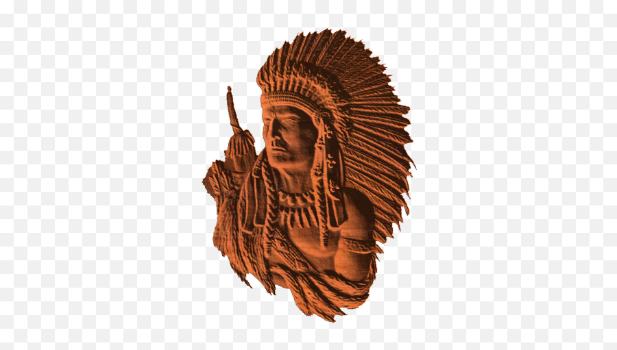 American Indian Transparent Image Png Arts - Estatua Diverso Indio Americano Jefe Png,Png Indians