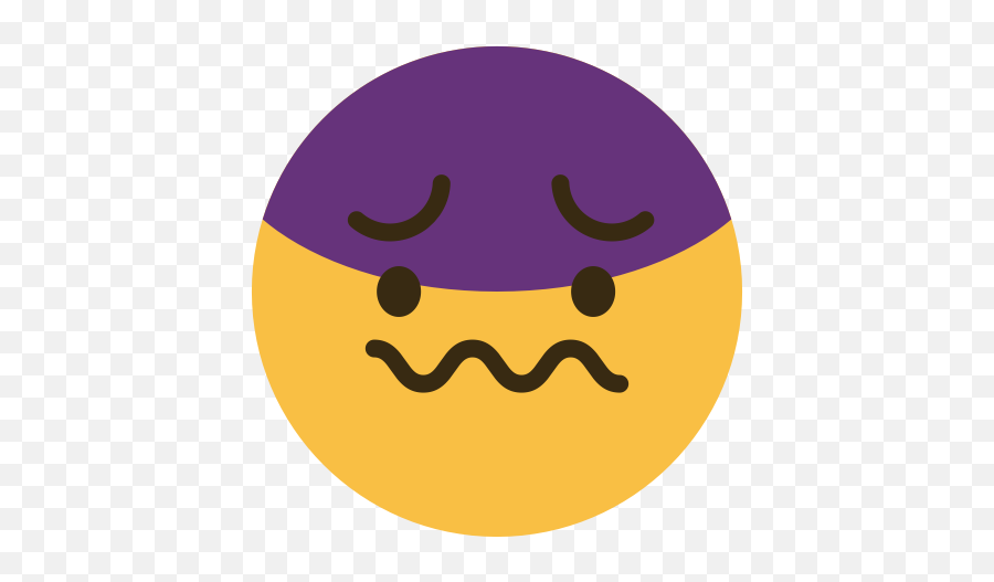Emoji Emotion Face Feeling Worried Icon - Circle Png,Worried Emoji Png