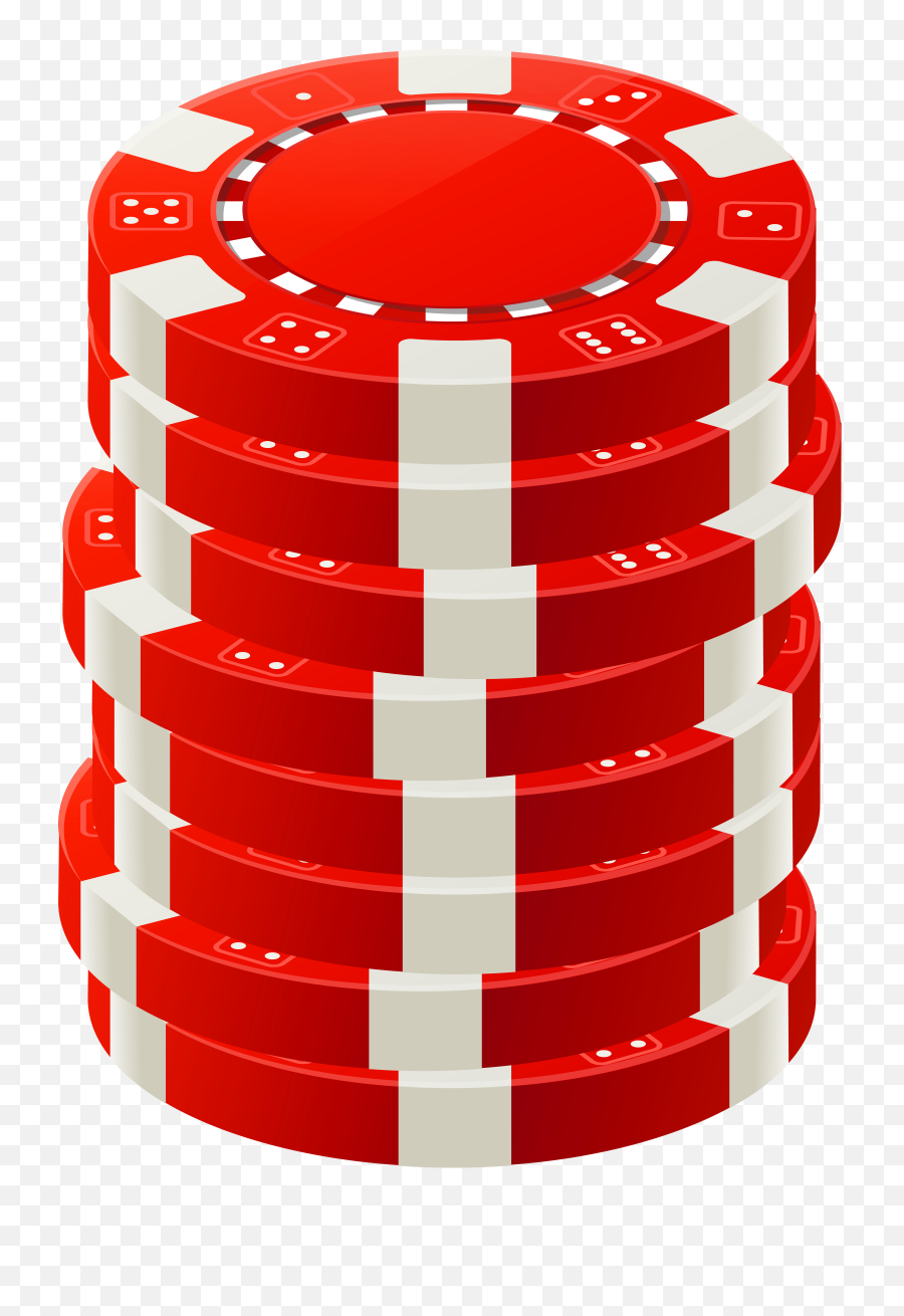 Download Red Poker Chips Png Clip Art - Poker Chips Transparent Background,Gambling Png