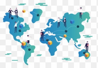 Apexx Global - Black And White World Map Png,I Png