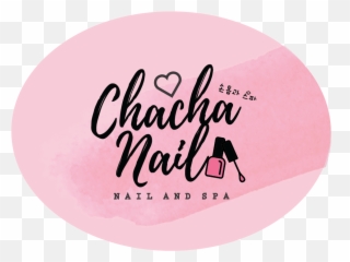 Pink As Your Nail Cha Logo Brand Design For - Calligraphy png