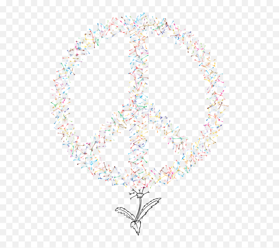 Dandelion Peace Sign - Free Vector Graphic On Pixabay Circle Png,Peace Sign Transparent