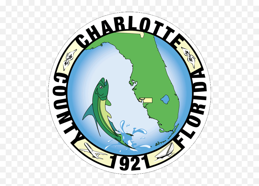 Seal Of Charlotte County Florida - Kiwanis Park Png,Florida Png
