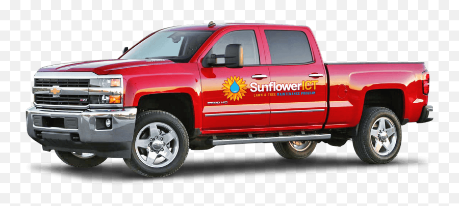 About Us - Sunflower Ict Lawn U0026 Tree Care Maintenance Chevrolet Silverado Png,Red Truck Png