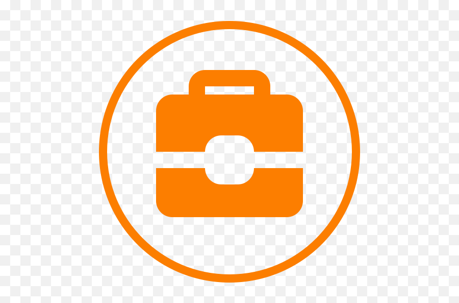 Experience Orange Circle Design Work - Horizontal Png,Experience Icon Png