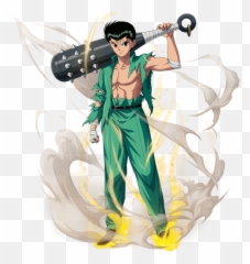 Yusuke Urameshi Iron Spiked Club - Yusuke Urameshi With Club Png,Yusuke Png
