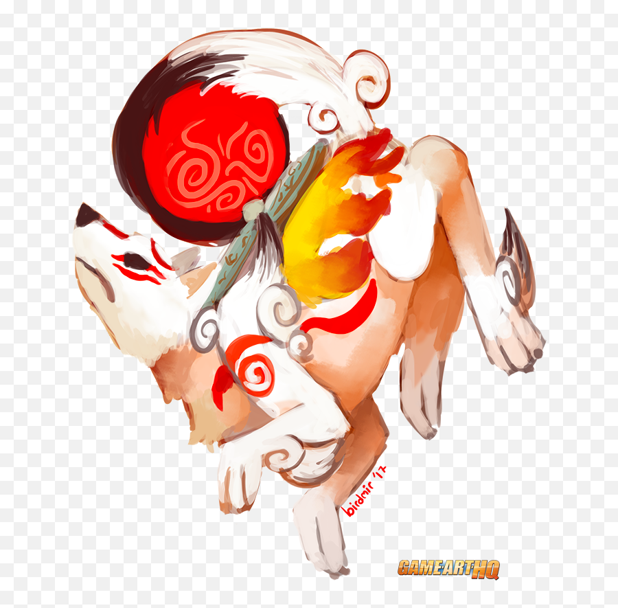 Amaterasu From The Okami Series - Fictional Character Png,Okami Png