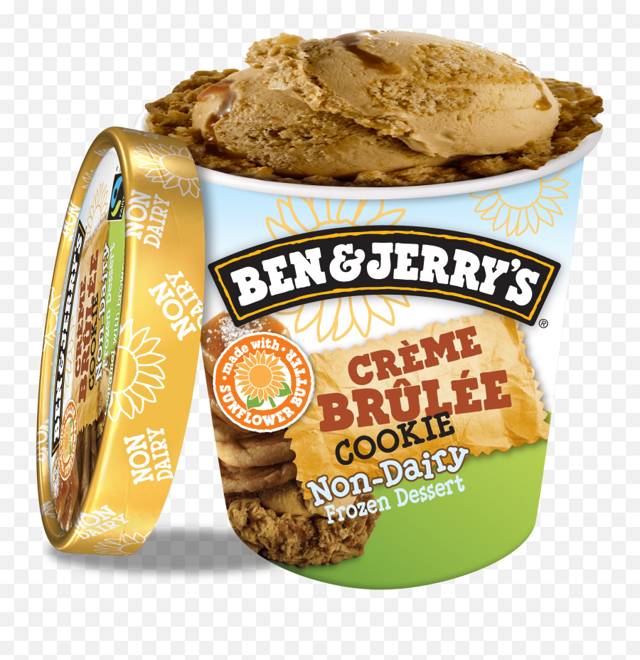 Ben U0026 Jerryu0027s Crème Brûlée Cookie Non - Dairy Frozen Dessert Non Dairy Ben And Png,Ben And Jerry's Logo