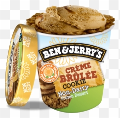 Ben U0026 Jerryu0027s Crème Brûlée Cookie Non - Dairy Frozen Dessert Non Dairy Ben And Png,Ben And Jerry's Logo