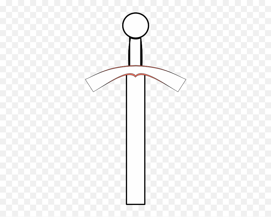 Download Icon Outline Symbol Cross Cartoon Free Sword - Collectible Sword Png,Sword Icon Png