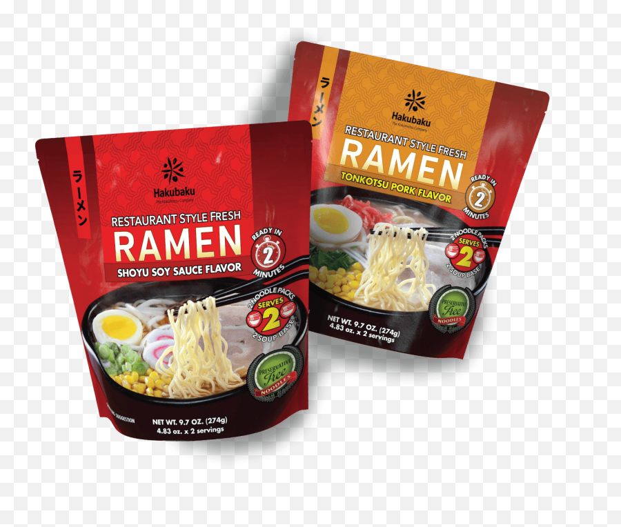 Hakubaku Fresh Ramen Noodles - Hakubaku Ramen Png,Ramen Noodles Png