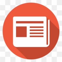 Newspaper - Apply For Permit Icon Full Size PNG Download Horizontal