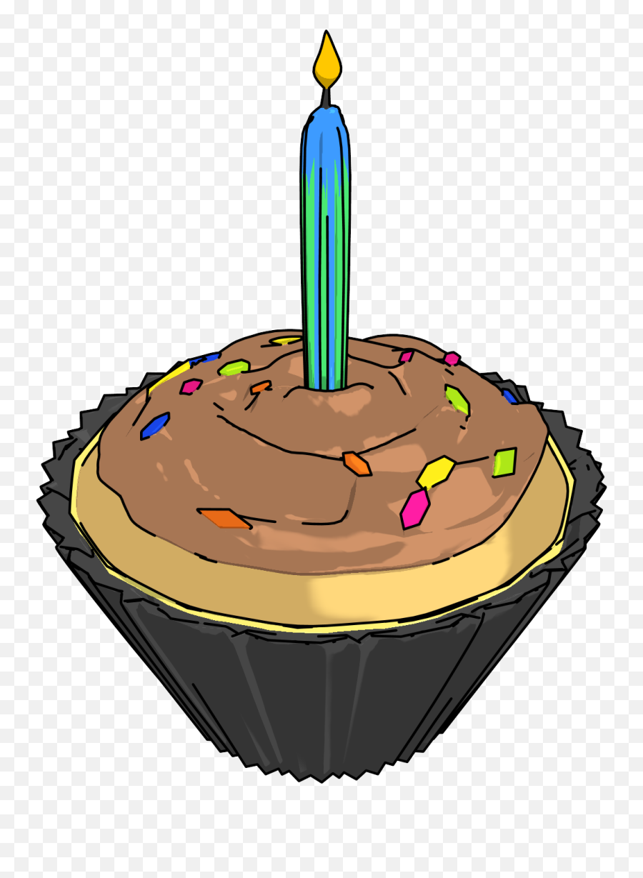 Birthday Party Cupcake Png Clipart - Cupcake,Birthday Party Png