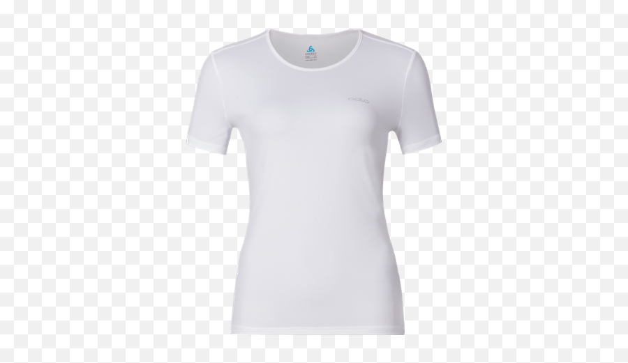 Odlo Cardada Crew T - Women White T Shirt Png,White T Shirt Transparent