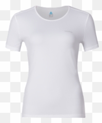 Odlo Cardada Crew T - Women White Shirt png
