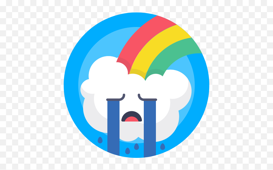 Avatar Cloud Crying Rain Free Icon - Rain Avatar Png,Suicide Squad Folder Icon