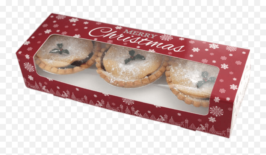 Box Of Three Mince Pies For Christmas Transparent Png - Stickpng Mince Pie,Pie Png