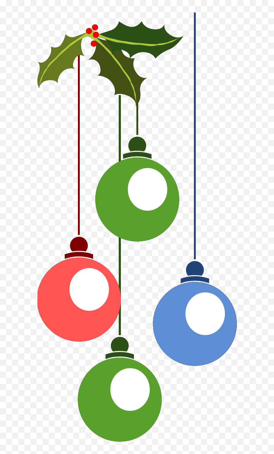 Christmas Ornaments Svg Vector Clip Art - Dot Png,Icon Christmas Ornaments