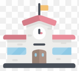 Free Icon University - Vertical Png,School Flat Icon
