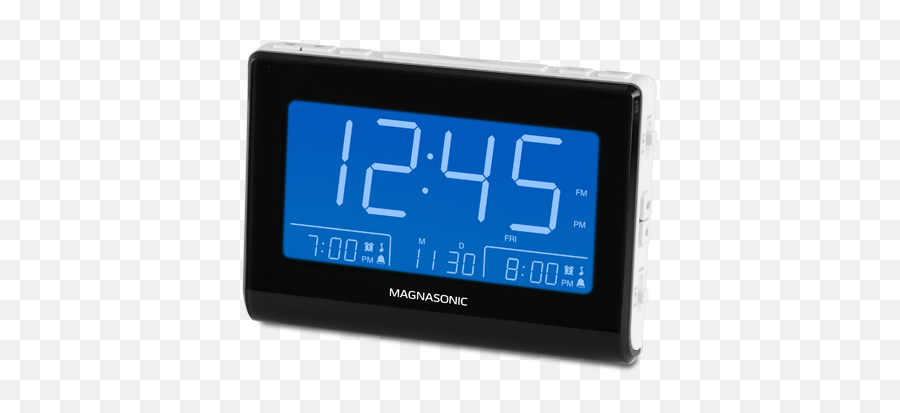 Alarm Clock Radio With Usb Charging - Display Device Png,Alarm Clock Transparent Background
