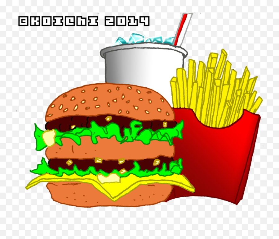 Download Hd Mcdonald - Big Mac Clipart Png,Cartoon Burger Png