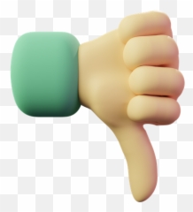 Thumb Down Icon - Download in Glyph Style Fist png