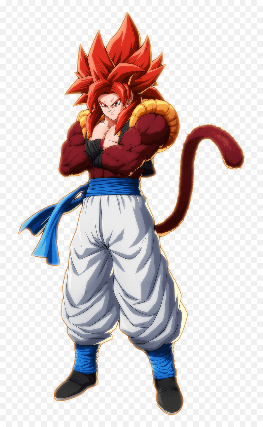 Official Render And Icon For Ssj4 Gogeta Rdragonballfighterz - Dragon Ball Fighterz Gogeta Ssj4 Png,Knight Icon Anime