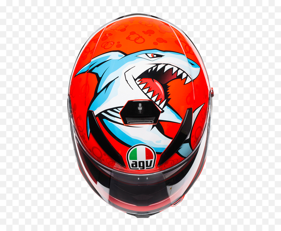 Agv K3 Sv Attack Shark Helmet - Agv K3 Sv Attack Png,Agv K3 Rossi Icon Helmet