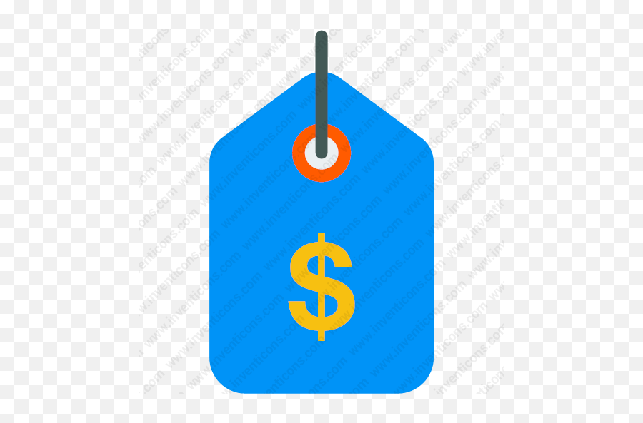 Download Dollar Tag Vector Icon Inventicons - Vertical Png,Label Tag Icon