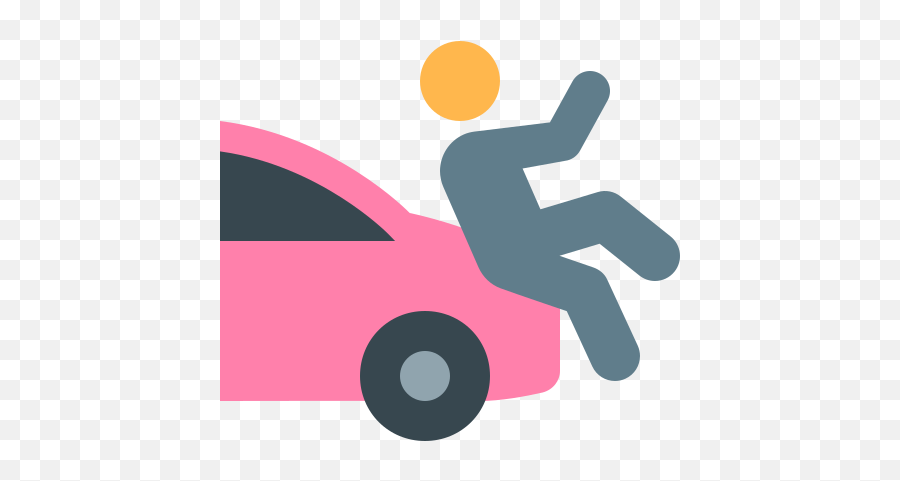 Car Accident Icon In Color Style - Language Png,The Accidental Icon