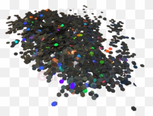 Graphite Fine Dark Grey Holo Glitter - Dot Png,Hologram Icon
