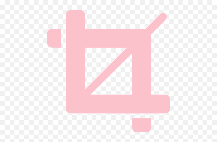 Pink Crop Icon - Free Pink Crop Icons Transparent Crop Logo White Png,Crop Icon Png