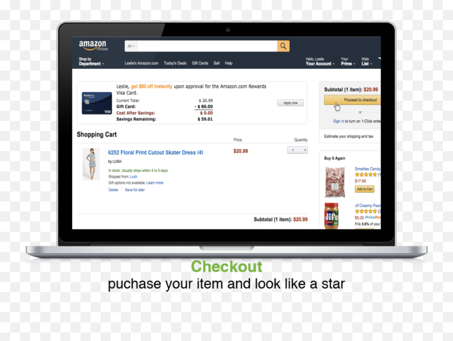 Download Amazon Screen 7 With Text Png Image No - Technology Applications,Amazon Checkout Icon
