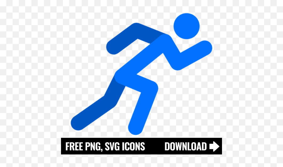 Free Running Man Icon Symbol Png Svg Download - For Running,Male Icon Png