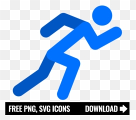 Free Running Man Icon Symbol Png Svg Download - For