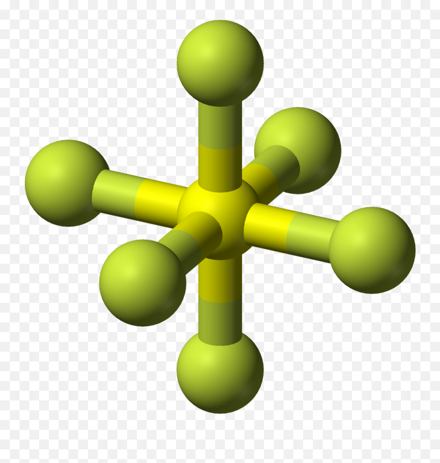 Sulfur Hexafluoride - Wikipedia Molecular Geometry Of Sf6 Png,Nike Fuel Band Plug Icon