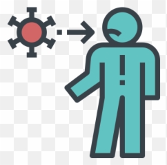 Viral Icon Coronavirus Intect Host Human Png