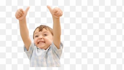 Child Thumb Signal Smile Infant Boy - Funny Thumbs Up Png