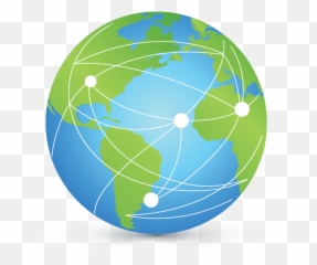Globe Network Logo Templates - png