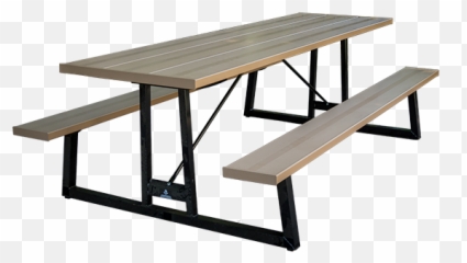 Powder Coated Aluminum Picnic Table - Picnic Table Png,Picnic Table Png
