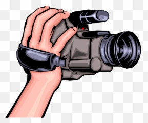 Vector Illustration Of Hand Holding - Hands Video Camera png