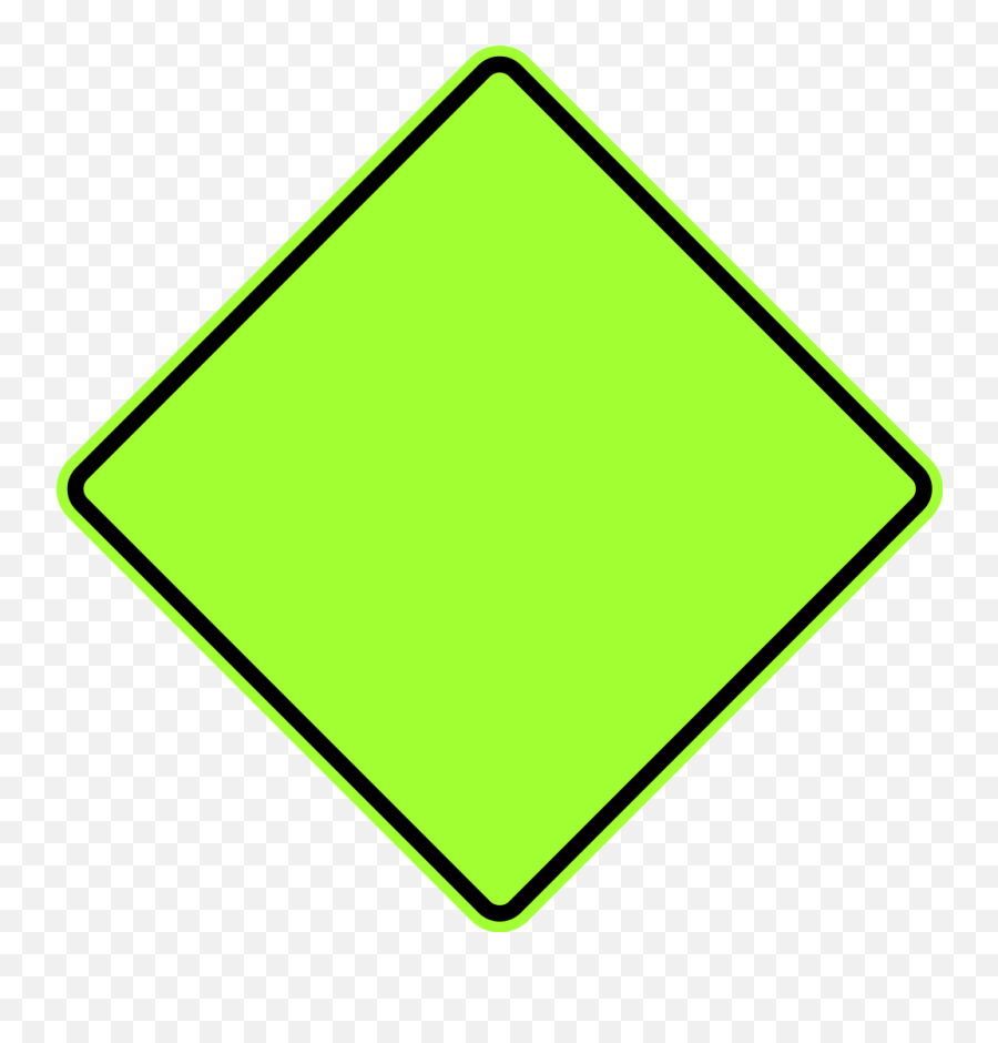 Diamonds Clipart Rhombus - Green Diamond Sign Png,Rhombus Png