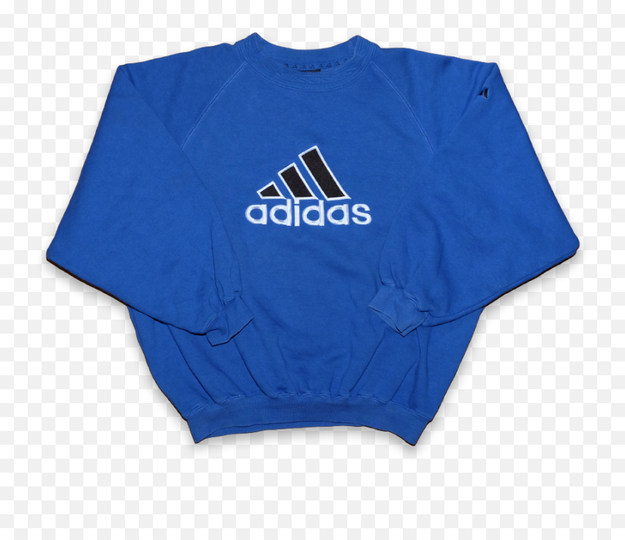 Women Vintage Adidas Logo Sweatshirt - Umbrella Png,Adidas Logo Font