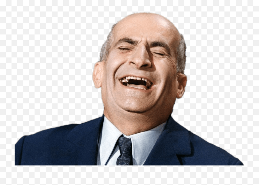 Download Louis De Laughing Png - Louis De Funès Png,Laughing Png