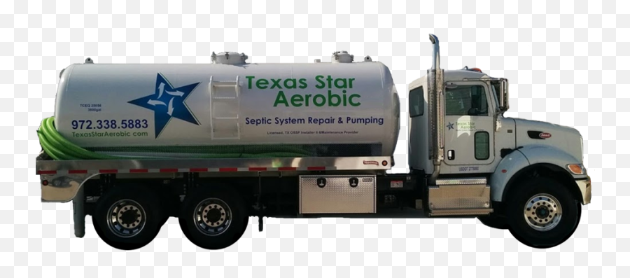Texas Star Aerobic - Septic Repair And Septic Tank Pumping Trailer Truck Png,Texas Star Png