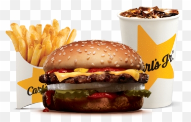 Carlu0027s Jr Nz Menu Classic Chargrilled Burgers - Star Combo Jr Png,Cheeseburger Png