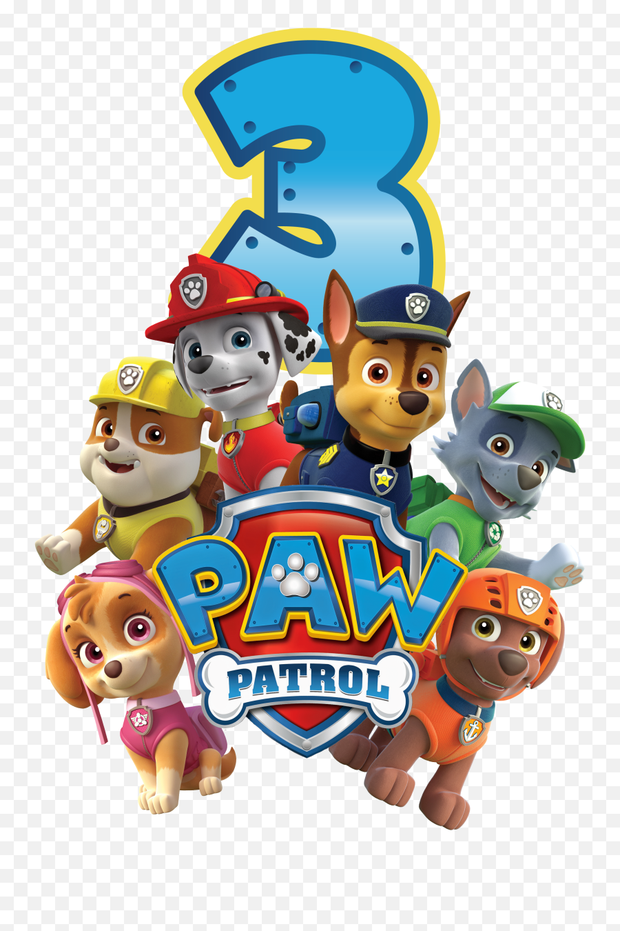 Paw Patrol All Character Png Kids 16 - Birthday Paw Patrol Clipart,Paw Patrol Logo Png