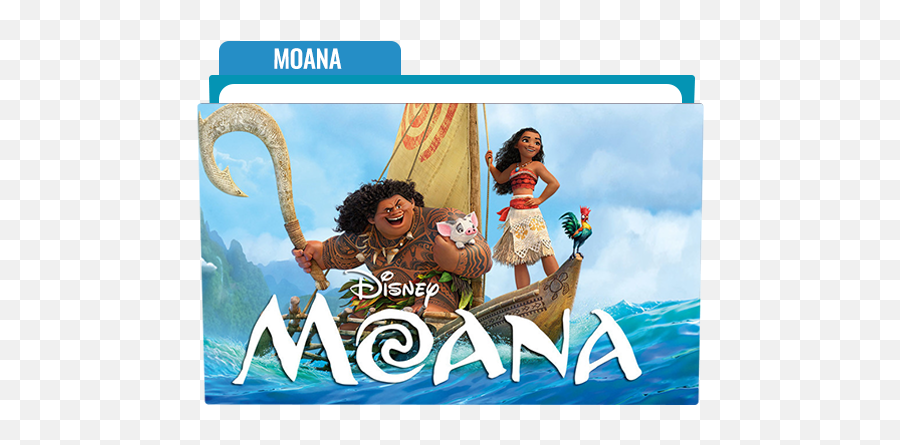 Moana Folder Icon Free Download - Designbust Moana Videos Png,Baby Moana Png