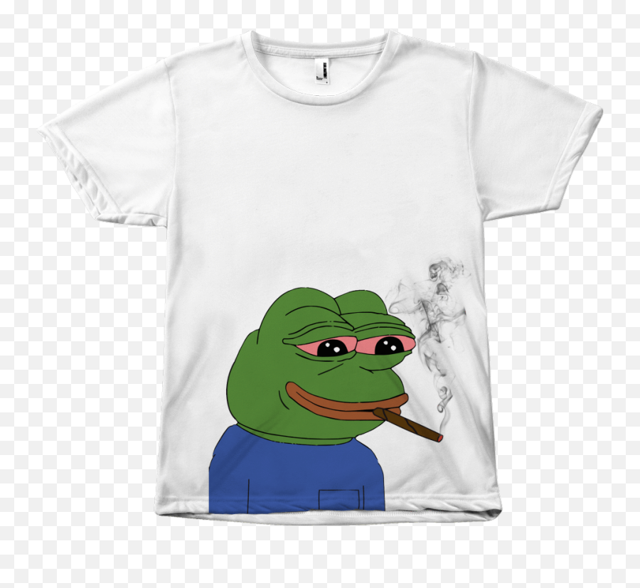Smoking Pepe The Frog - Nina Simone T Shirt Png,Pepe The Frog Png