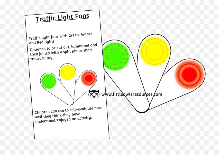 Free Traffic Light Fans Early Years Eyfs Printable Png